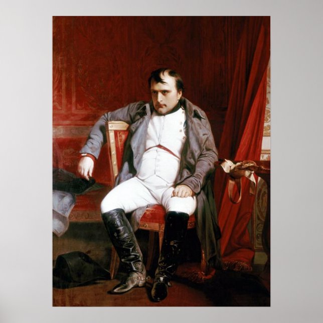 "Napoleon Abdicating Fountainbleu" Poster (Vorne)