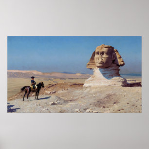 Napoleon an der Sphinxe Poster