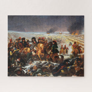 Napoleon auf dem Schlachtfeld des Eylau von Gros Puzzle