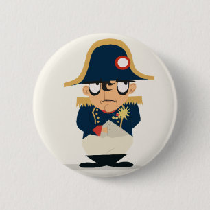 Napoleon auf einem Knopf Button