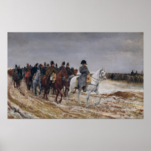 Napoleon auf Kampagne im Jahre 1814, 1864 Poster