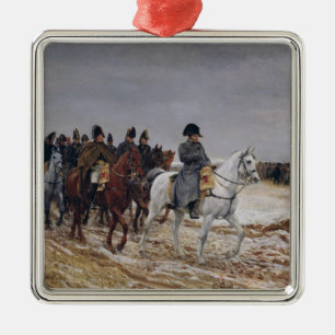 Napoleon auf Kampagne im Jahre 1814, 1864 Silbernes Ornament