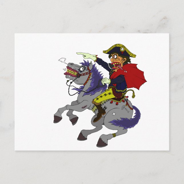 Napoleon auf Rampe Postkarte (Vorderseite)