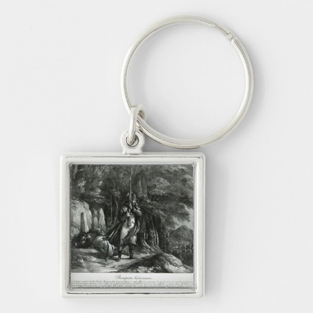 Napoleon auf Wacheaufgabe Schlüsselanhänger (Vorne)