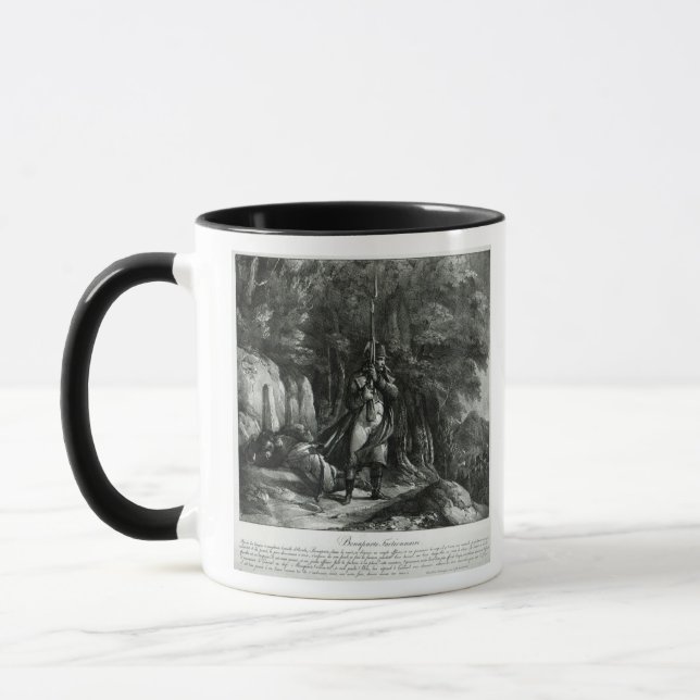 Napoleon auf Wacheaufgabe Tasse (Links)