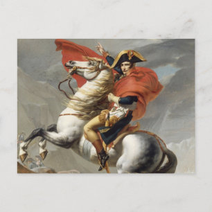 Napoleon beim Überschreiten der Alpen - Jacques-Lo Postkarte