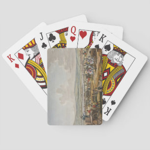 Napoleon Besuch der Belagerungswerke in Danzig unt Spielkarten