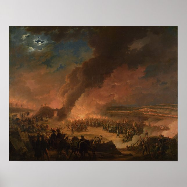 Napoleon Besuch der Bivouacs Poster (Vorne)