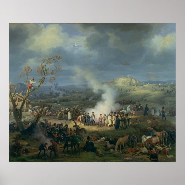 Napoleon Besuch eines Bivouac Poster (Vorne)