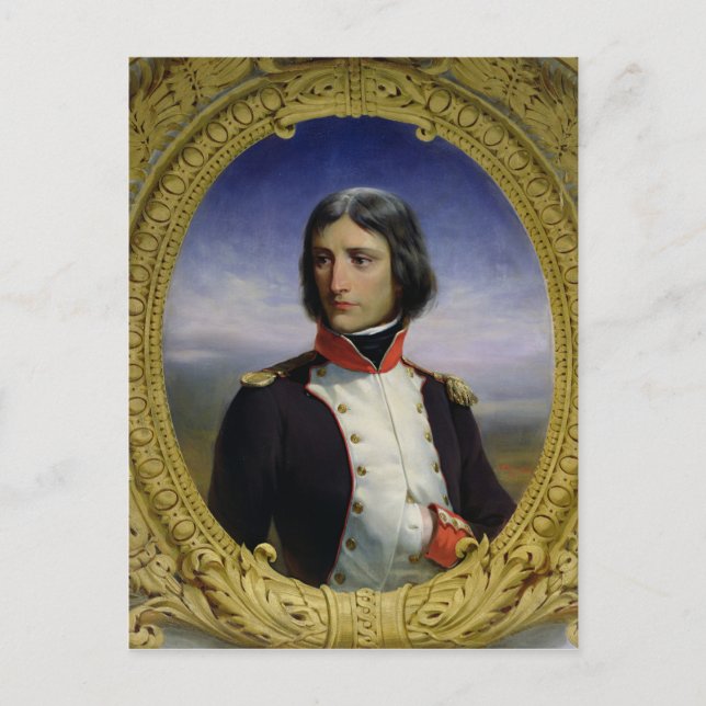 Napoleon Bonaparte als Oberstleutnant Postkarte (Vorderseite)
