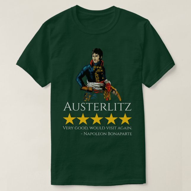 Napoleon Bonaparte Austerlitz Meme für französisch T-Shirt (Design vorne)