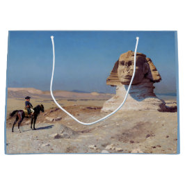 Napoleon Bonaparte Before the Sphinx (von Gérôme) Große Geschenktüte