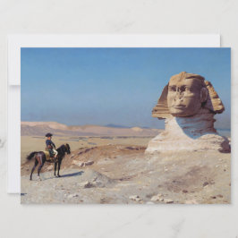 Napoleon Bonaparte Before the Sphinx (von Gérôme) Karte