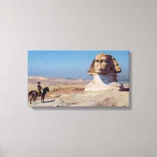 Napoleon Bonaparte Before the Sphinx (von Gérôme) Leinwanddruck