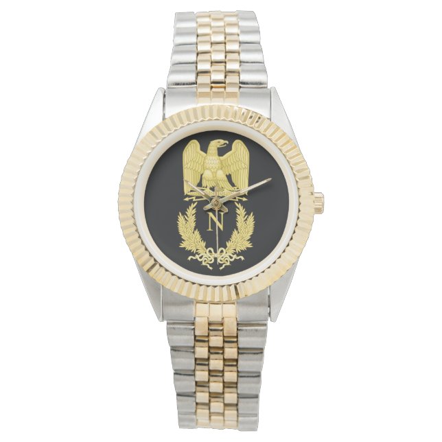 Napoleon Bonaparte Emblem Armbanduhr (Vorderseite)