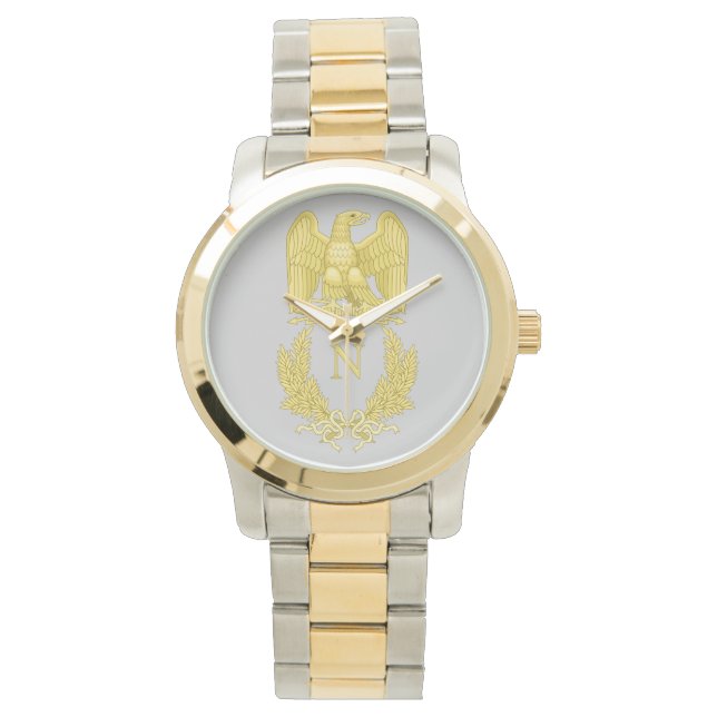 Napoleon Bonaparte Emblem Armbanduhr (Vorderseite)