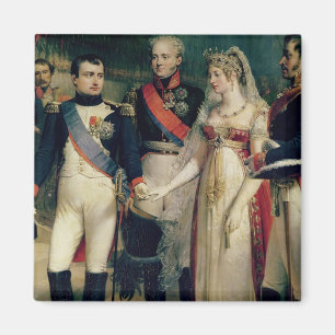 Napoleon Bonaparte empfängt Königin Louisa Magnet