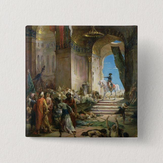 Napoleon Bonaparte in der großartigen Moschee in Button (Vorderseite)