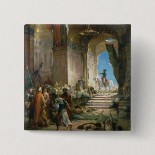 Napoleon Bonaparte in der großartigen Moschee in Button