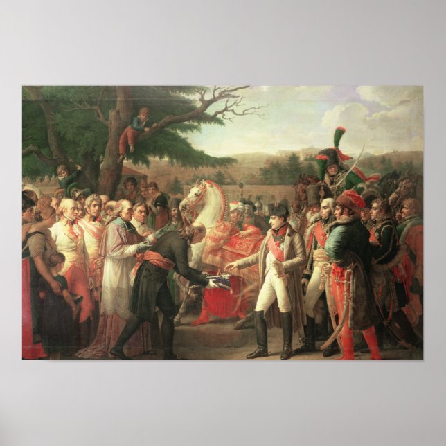 Napoleon Bonaparte mit den Tasten Poster (Vorne)