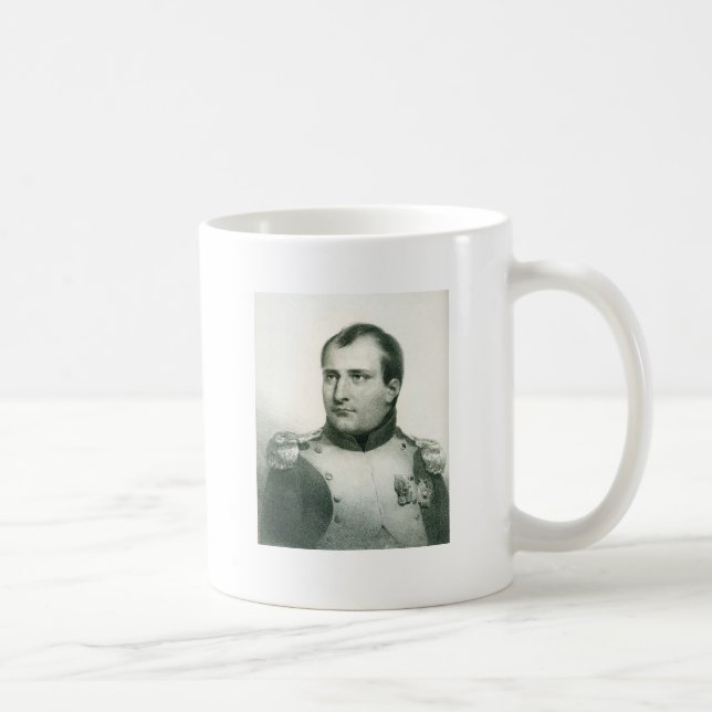 Napoleon Bonaparte mit Zitat. Tasse (Rechts)
