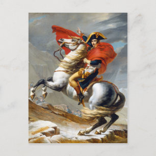 Napoleon Bonaparte Painting von Jacques-Louis Davi Postkarte