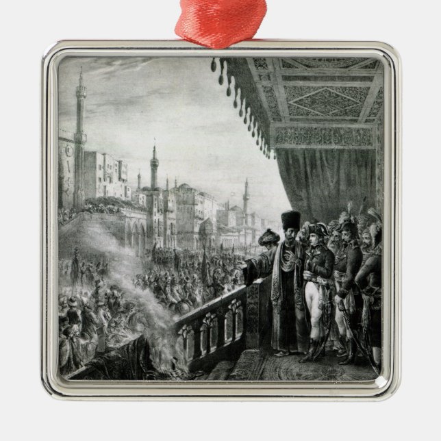 Napoleon Bonaparte Silbernes Ornament (Vorne)