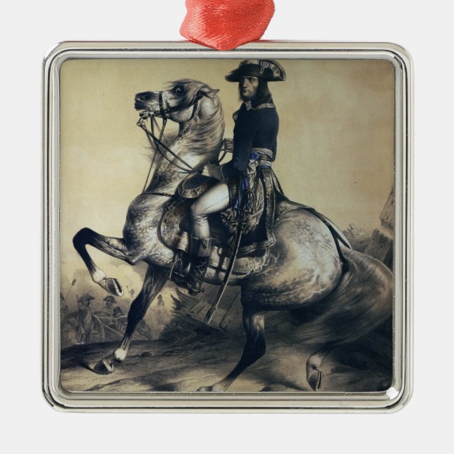 Napoleon Bonaparte Silbernes Ornament (Vorne)