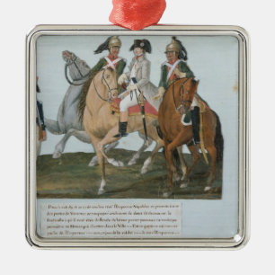 Napoleon Bonaparte und die Varsovian Wache Ornament Aus Metall