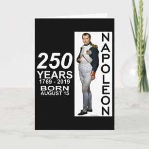 Napoleon Bonaparte vor 250 Jahren geboren am 15. A Karte