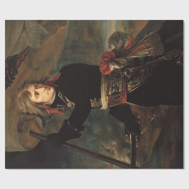 Napoleon Bonapartes Kundgebung in der Schlacht von Geschenkpapier (Flach)