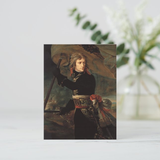 Napoleon Bonapartes Kundgebung in der Schlacht von Postkarte (Stehend Vorderseite)