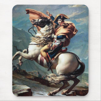 "Napoleon Crossing the Alps"-1800 von J.L.David Ma Mousepad