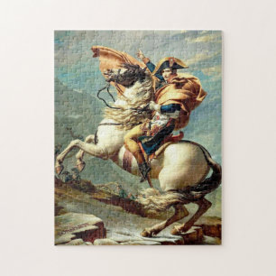 "Napoleon Crossing the Alps" Jacques-Louis David Puzzle