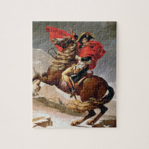 Napoleon, der die Alpen, c.1800 (Öl, überquert a Puzzle