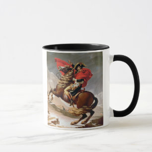 Napoleon, der die Alpen, c.1800 (Öl, überquert a Tasse
