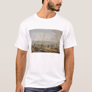 Napoleon, der die Belagerung besucht, arbeitet in T-Shirt