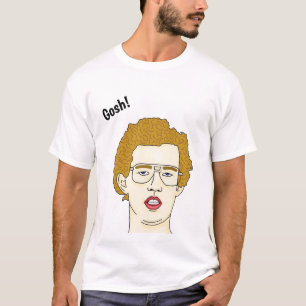 Napoleon-Dynamitt-stück, Cartoonkopf, Zitatfilm T-Shirt