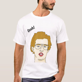 Napoleon-Dynamitt-stück, Cartoonkopf, Zitatfilm T-Shirt