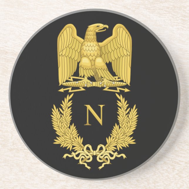 Napoleon Emblem Getränkeuntersetzer (Vorne)