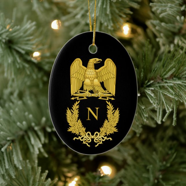 Napoleon Emblem Keramik Ornament (Baum)
