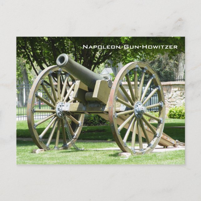 Napoleon Gun-Howitzer Postkarte (Vorderseite)