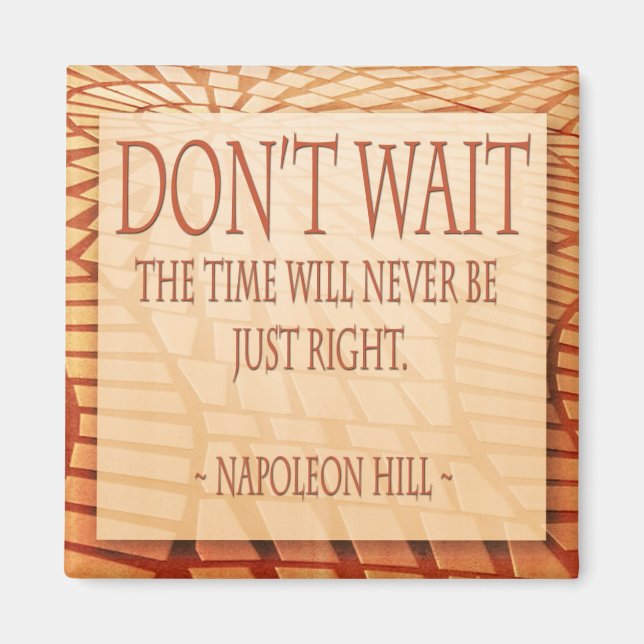 Napoleon Hill Quotes Magnet (Vorne)