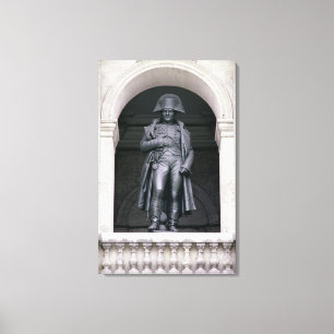 Napoleon I (1769-1821) in einem Übermantel, Leinwanddruck