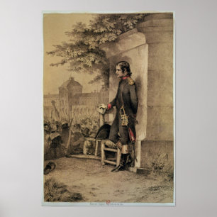 Napoleon I an der Belagerung des Tuileries Poster