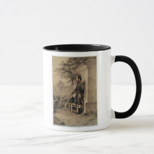 Napoleon I an der Belagerung des Tuileries Tasse