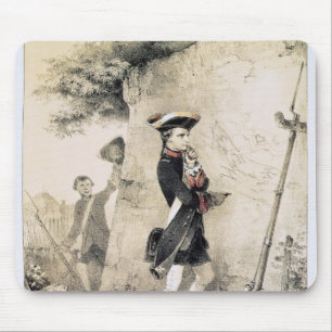 Napoleon I an der Militärschule Mousepad