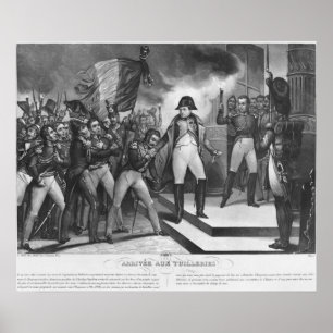Napoleon I  arriving at the Tuileries Poster