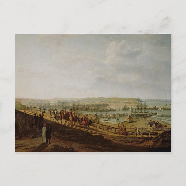 Napoleon I Besuch des Camps in Boulogne Postkarte (Vorderseite)