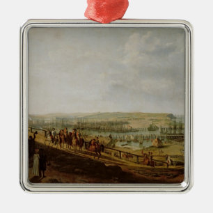 Napoleon I das Lager in Boulogne besuchend Ornament Aus Metall